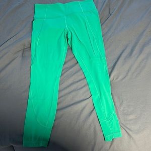 Athleta green leggings